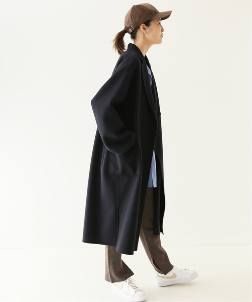 SLOBE IENA HAMILTONダブルフェイスウールチェスターコート SLOBE IENA コート チェスターコート HAMILTON WOOLダブル