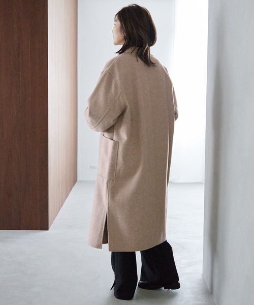 SLOBE IENA コート チェスターコート HAMILTON WOOLダブル