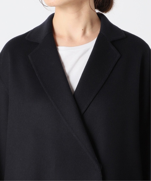 SLOBE IENA 定番のHAMILTONWOOLシリーズ チェスターコート SLOBE IENA コート チェスターコート HAMILTON WOOLダブル