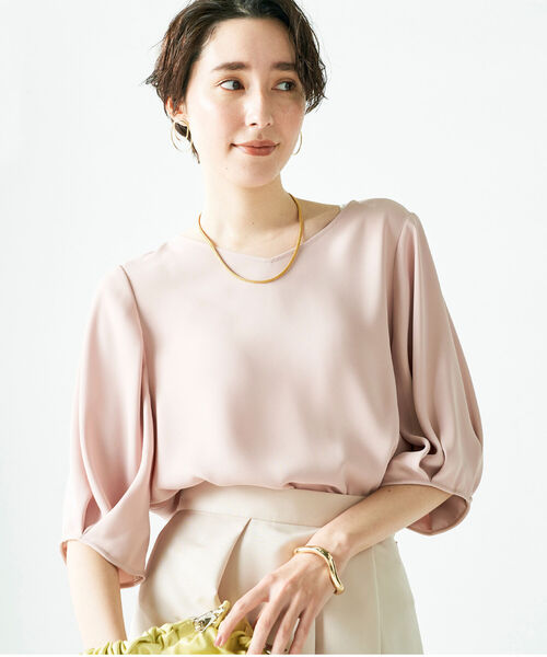 NOLLEY&#39;S sophi - ノーリーズソフィ　タックスリーブブラウス NOLLEY'S Sophi シャツ ブラウス ◇【WEB限定カラーあり】タック