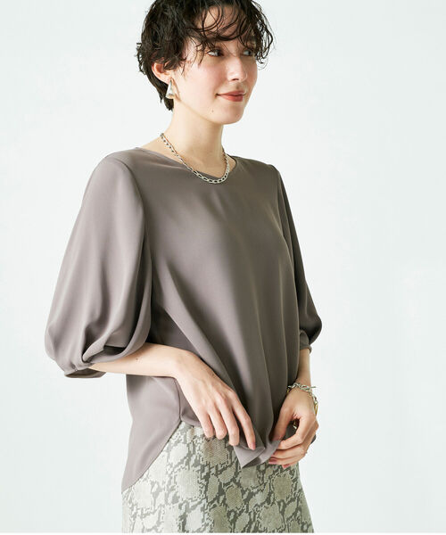 NOLLEY'S sophi - ノーリーズソフィ　タックスリーブブラウス NOLLEY'S Sophi シャツ ブラウス ◇【WEB限定カラーあり】タック