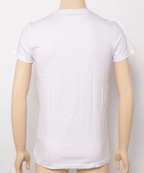 [EMPORIO ARMANI UW] ミニイーグルパッチクルーネックTシャツ EMPORIO ARMANI UW] ミニイーグルパッチクルーネックTシャツ