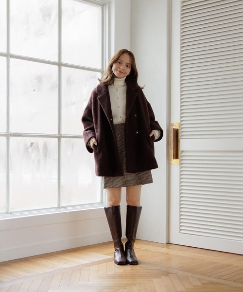 flower カーディガン ハートボタンカーディガン レディース : ZOZOTOWN