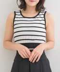 tシャツ 裾ロゴタンク レディースの詳細画像2
