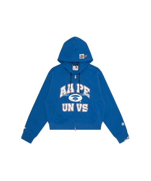 パーカー AAPE ZIP UP HOODIE レディース