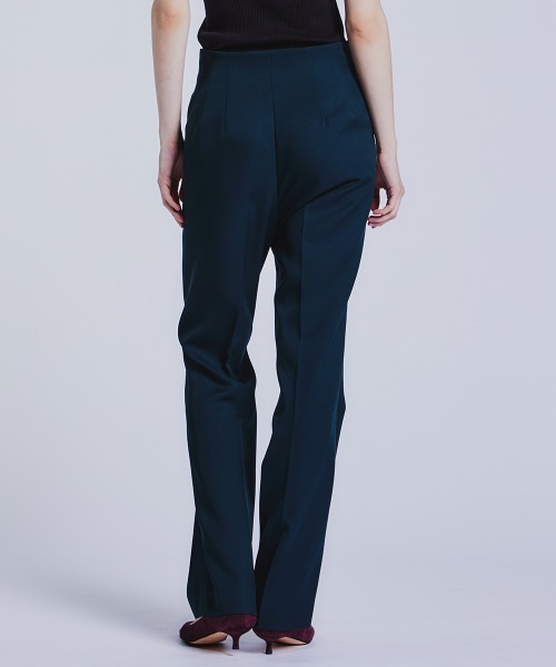 Sov. パンツ ウールハイウエストワイドパンツ レディース : ZOZOTOWN