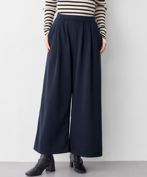 Viola e Viola（ヴィオラ エ ヴィオラ） パンツ 裏ファー美脚ワイド