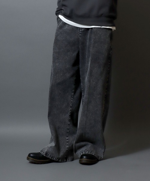 ANPAS（アンパス） ワイドパンツ ジーンズ Tuck Wide Denim Pants/別注