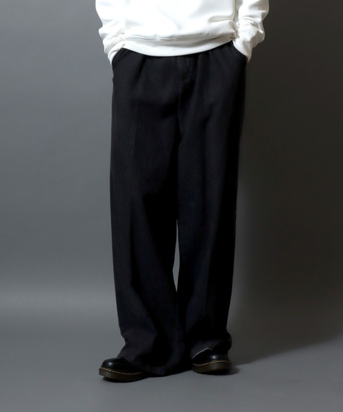 ANPAS（アンパス） ワイドパンツ ジーンズ Tuck Wide Denim Pants/別注