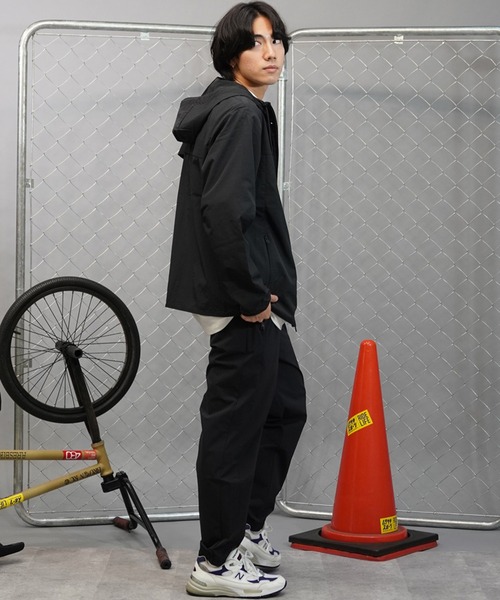 New Balance ナイロンジャケット シャツジャケット アウター 裏起毛 abj25500.jpg