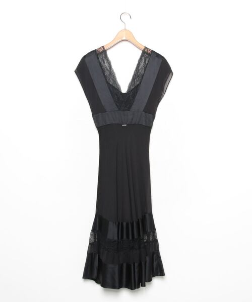 DIANE von FURSTENBERG」 ノースリーブワンピース 2 ブラック 