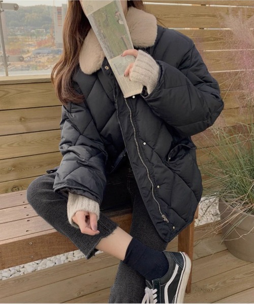 ヤマダヤ MAITRESSE メトリーゼ ダウン風中綿コート 新品未使用 MAISON DE THERESE ダウンコート ダウンジャケット 中綿ジャケット