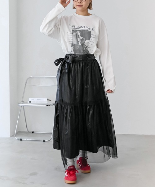 forksy.（フォルクシー） スカート 「forksy.」チュール/メタリック