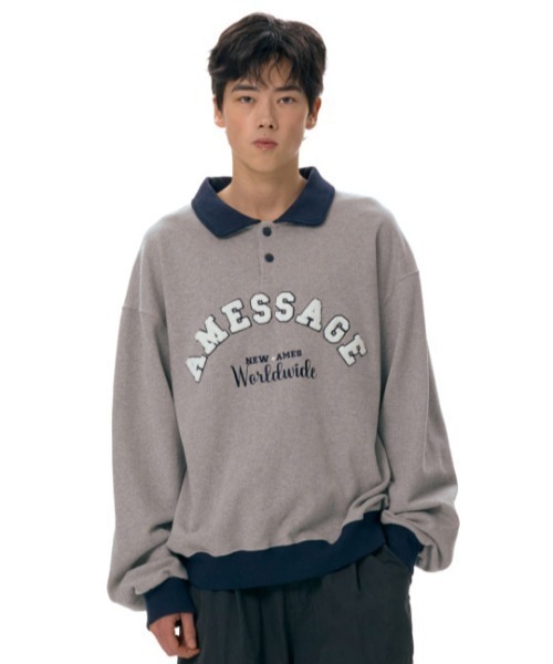 AMESーWORLDWIDE トレーナー スウェット A'GEM/9 × .kom「AMES