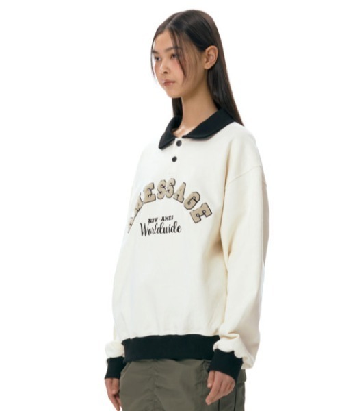 トレーナー スウェット A'GEM/9 × .kom 「AMESWORLDWIDE/アメスワールドワイド」 BASIC LOGO SWEATSHIRT A'GEM/9 × .kom 『AMESWORLDWIDE/アメスワールドワイド』 BASIC