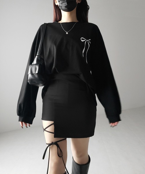 me+em select（ミームセレクト） スカート 「 2color 」クロス