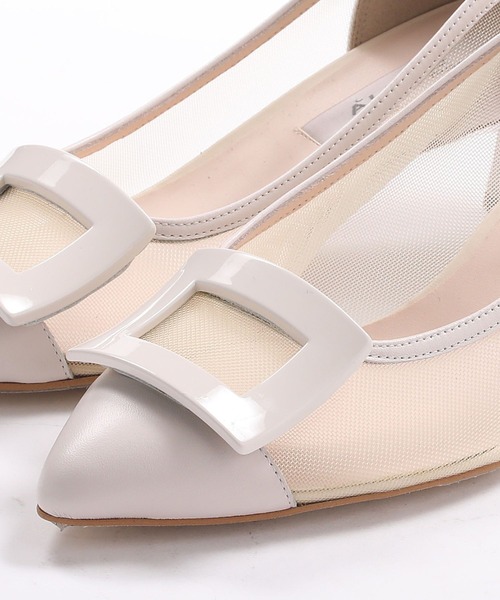 ALUNE チュールバックルパンプス ALUNE パンプス チュールバックルパンプス : ZOZOTOWN Yahoo!店