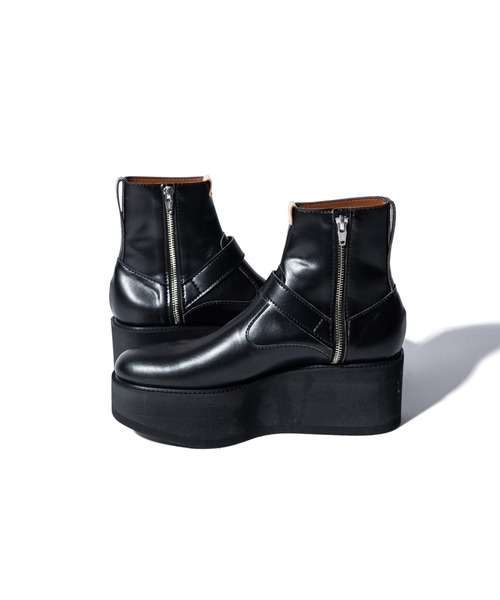 glamb（グラム） ブーツ Platform Short Engineer Boots