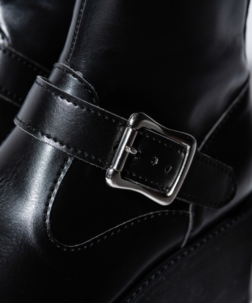 glamb（グラム） ブーツ Platform Short Engineer Boots