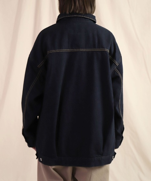 Brocante / ブロカント綾デニム フェルミエジャケット Brocante / ブロカント綾デニム フェルミエジャケット