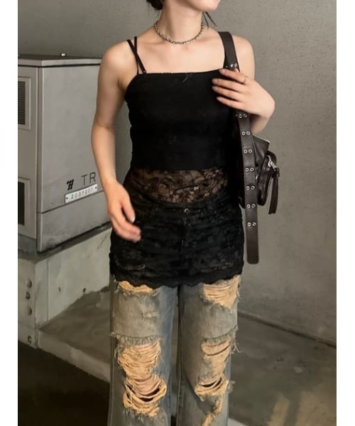 新品未使用タグ付き☆SLY　LACE CAMI トップス SLY | LACE CAMI トップス (キャミソール ) |SHEL'TTER WEBSTORE