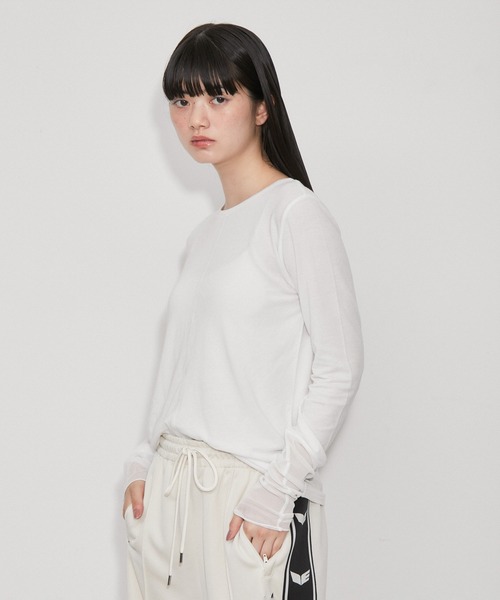ADAM ET ROPE'（アダムエロペ） tシャツ 「サステナブル・洗える
