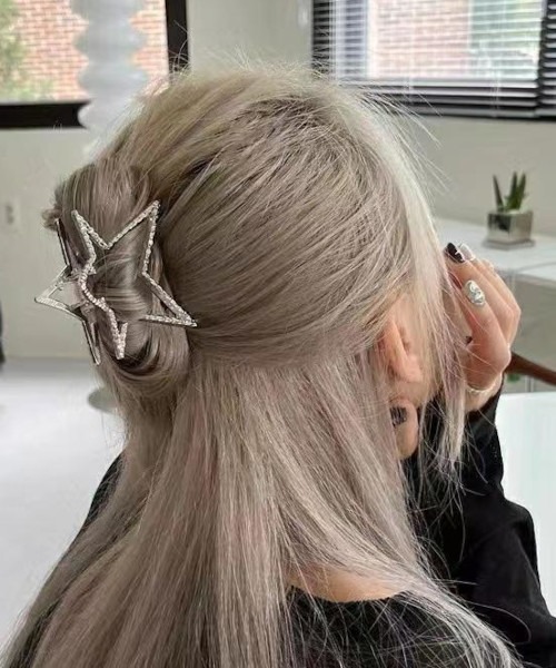 B.I.D. ヘアクリップ 「スターモチーフメタルヘアバンスクリップ