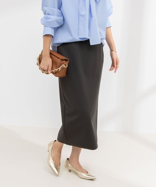 スカート ウォッシャブルジャージタイトミディスカート | NOLLEY'S | 07