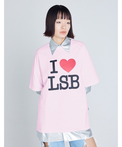 tシャツ I love LSB big tee レディース メンズ