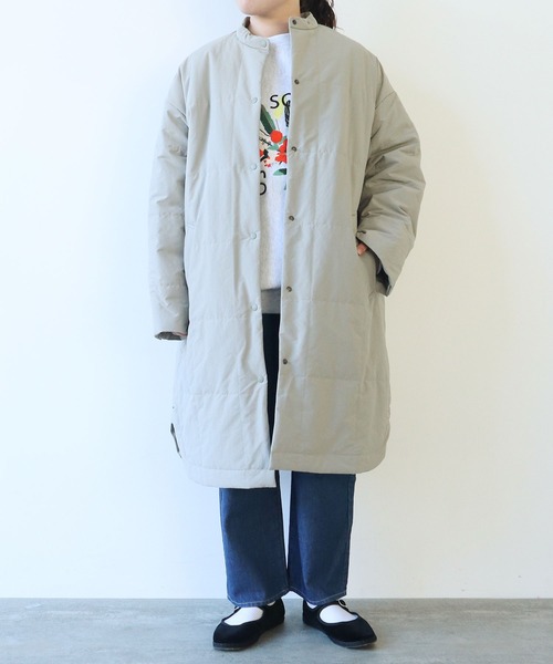 yuni ダウンコート ダウンジャケット エボダウン ワイド バンド