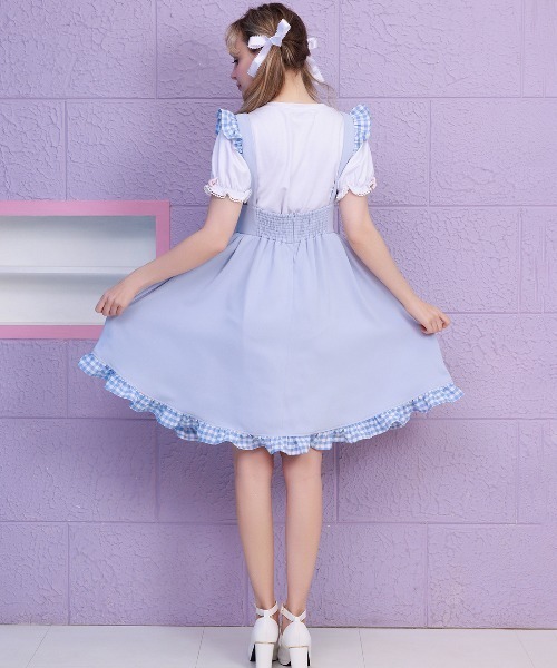 Lolime by mellfy memory ジャンパースカート Popping Ribbon