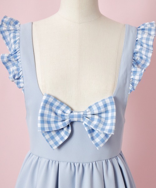 Lolime by mellfy memory ジャンパースカート Popping Ribbon 