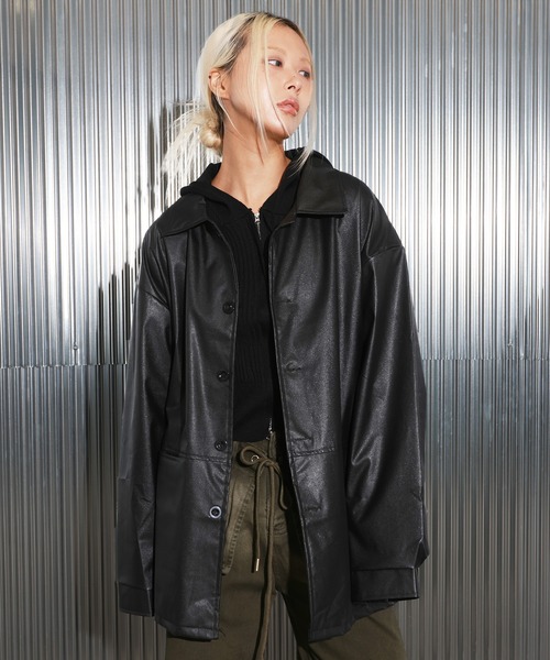 FOLLOWIN レザージャケット ライダース 「UNISEX」デイリー