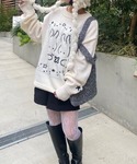 ニット セーター アソート柄手編み風ニット レ...の詳細画像3