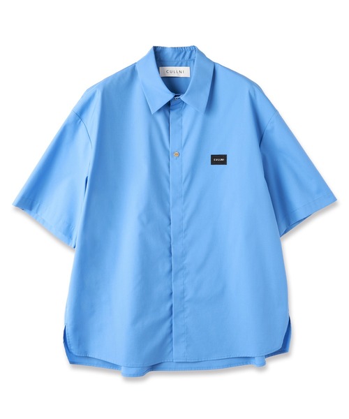 CULLNI シャツ Broad Cloth Embroidery Patch Short Sleeve