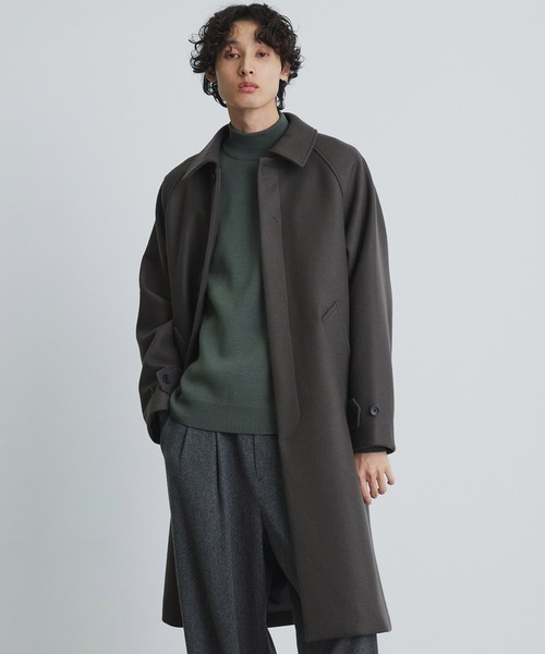 PUBLICTOKYO ステンカラーコート サイズ01 ダークグレー グレージュ ストレートラインステンカラーコート(2 DARK GREY): : ウィメンズ