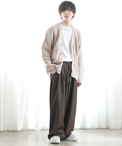 MinoriTY（マイノリティ） カーディガン 「MinoriTY」ざっくり編み