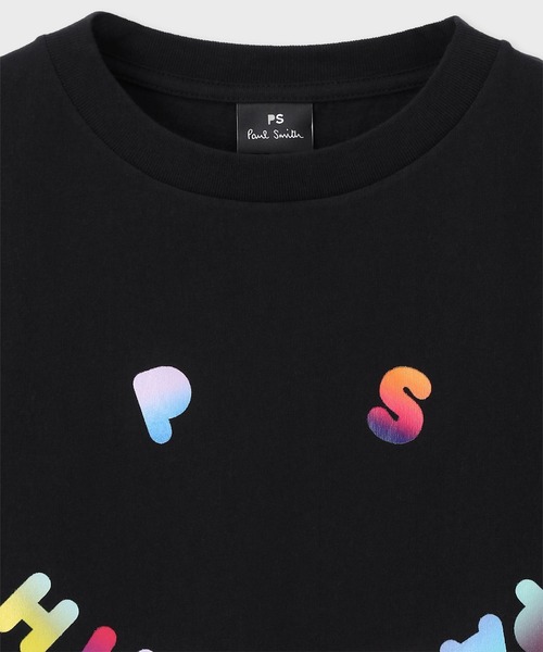 tシャツ ウィメンズ ”Happy” グラデーション ポップ 半袖Tシャツ / 155400 232V レディース