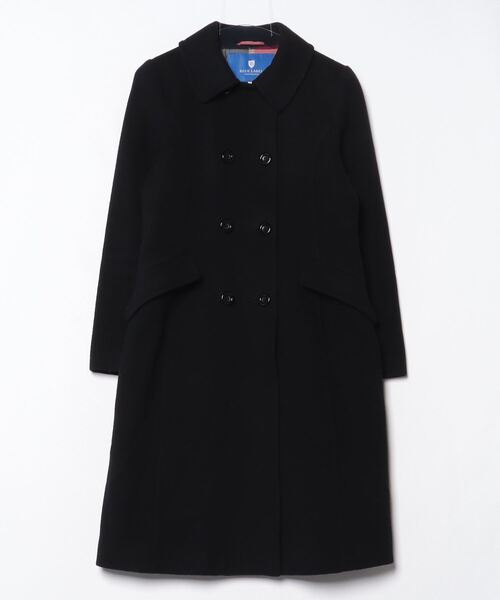 ブルーレーベルクレストブリッジ クレストブリッジダブルフェイスコート　38 クレストブリッジチェックダブルフェイスロングコート