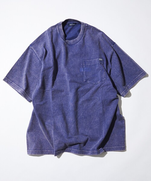 NAUTICA tシャツ NAUTICA/ノーティカ Bleach Washed Hidden Logo