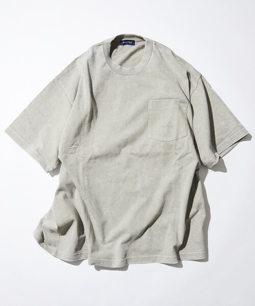 おすすめネット NAUTICA tシャツ NAUTICA/ノーティカ Bleach Washed Hidden Logo トップス