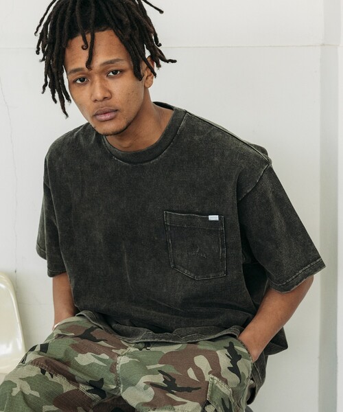 日本未入荷 ブラーリング・シャドウ ウォッシュドTシャツ NAUTICA tシャツ NAUTICA/ノーティカ Bleach Washed Hidden Logo