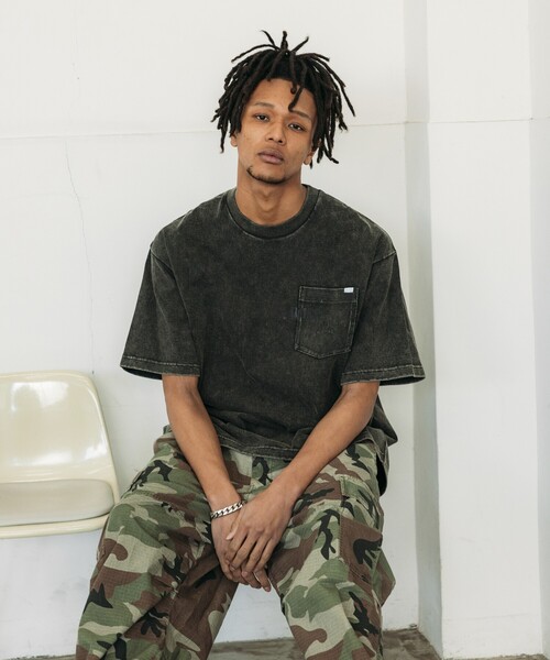 ヒドゥンテック Tシャツ セール】NAUTICA/ノーティカ Garment Dyed Hidden Logo S/S PKT