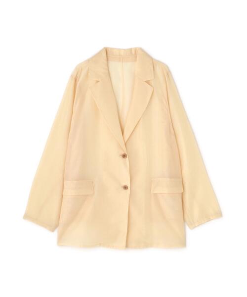 NATURAL BEAUTY BASIC ジャケット テーラードジャケット シアー
