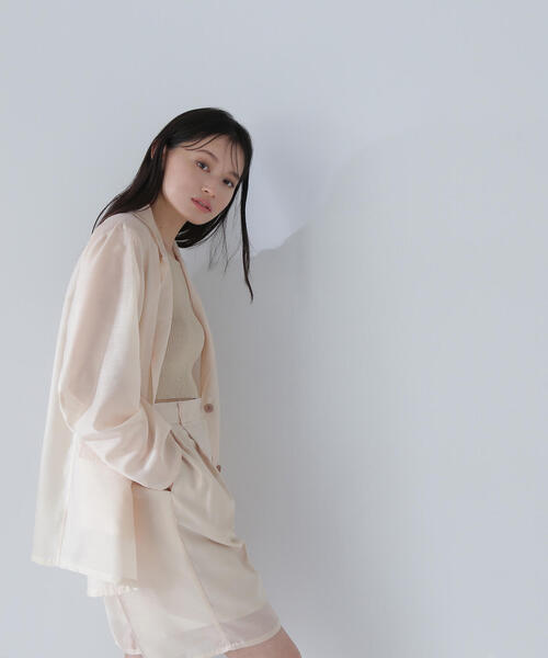 styling/ シアージャケット ベージュ styling/ シアージャケット ベージュ - メルカリ
