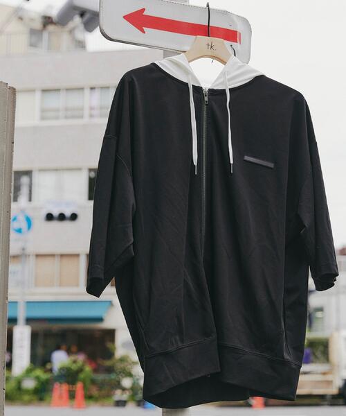 TK × tk.TAKEO KIKUCHI コラボパーカー Ken Kagami×tk．TAKEO KIKUCHI 毎日アドベンチャーパーカー