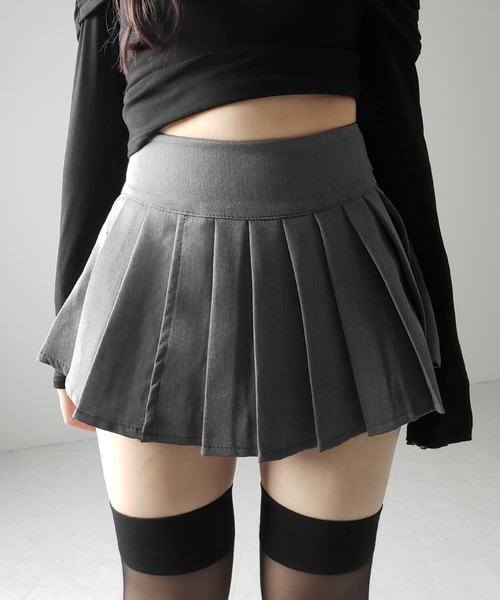 【em】plplスカート me+em select（ミームセレクト） スカート 「 2color 」プリーツ