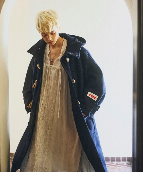 FREAK'S STORE（フリークスストア） ダッフルコート フリ- キャメル