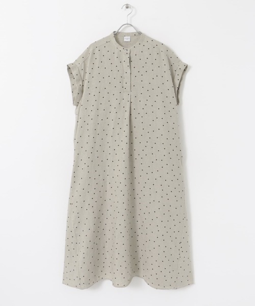 URBAN RESEARCH DOORS ＊ リネンドットフレアワンピース URBAN RESEARCH DOORS｜リネンドットフレアワンピース | Rakuten