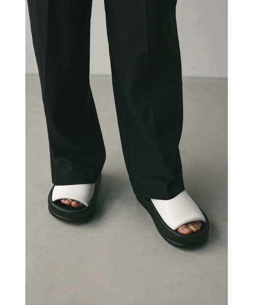 STYLEMIXER サンダル インソールフラットサンダル レディース